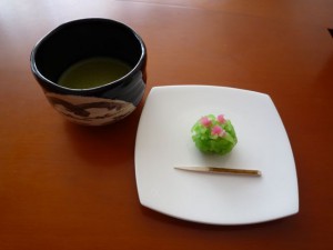 抹茶と菓子イメージ