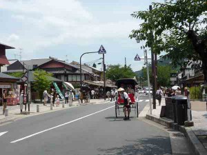 嵐山観光風景