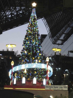 京都駅クリスマスライトアップ